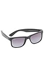 19. Ray-Ban Rb4165 Justin Rectangular Men’s Sunglasses