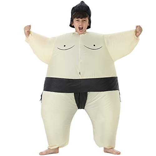 TOLOCO Inflatable Costume for Kids Sumo Wrestler Inflatable Costume, Sumo Costume,...