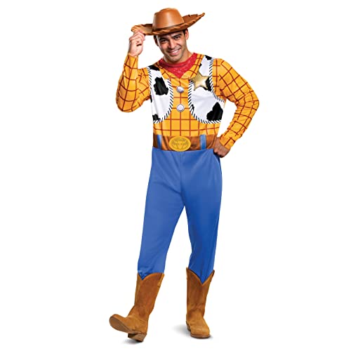 Disguise Men's Disney Pixar Toy Story and Beyond Woody Classic Costume,...