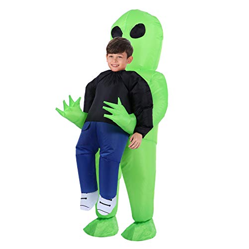 TOLOCO Inflatable Costume for Kid, Inflatable Alien Costume Kids, Alien Holding...