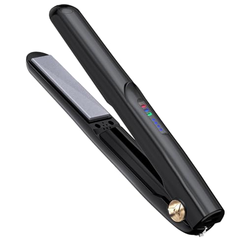 Cordless Hair Straightener and Curler 2 in 1 Ceramic Flat Iron Mini Wireless Portable...