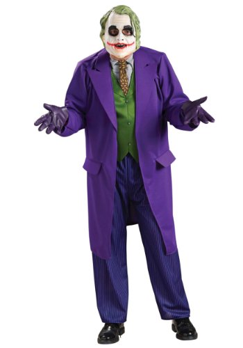 Batman The Dark Knight Joker Deluxe Costume, Purple, X-Large