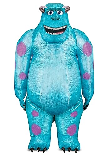 Disguise Limited Monsters Inc Adult Sulley Inflatable Costume Standard Blue