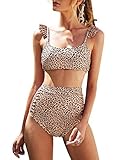 21. Animal Print Two piece swimwear