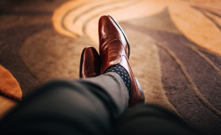 Business Casual Brown Leather Shoes